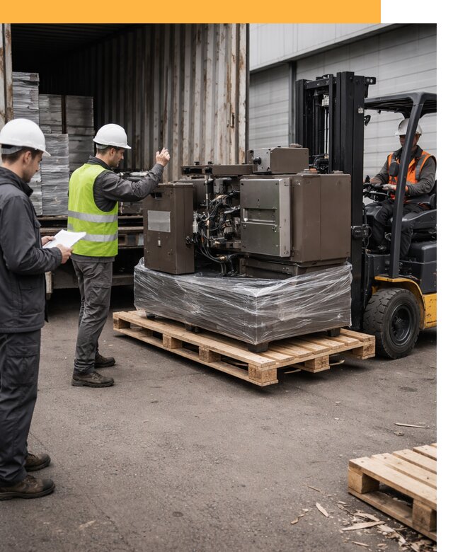 Доставка промышленного оборудования из Европы от 46440