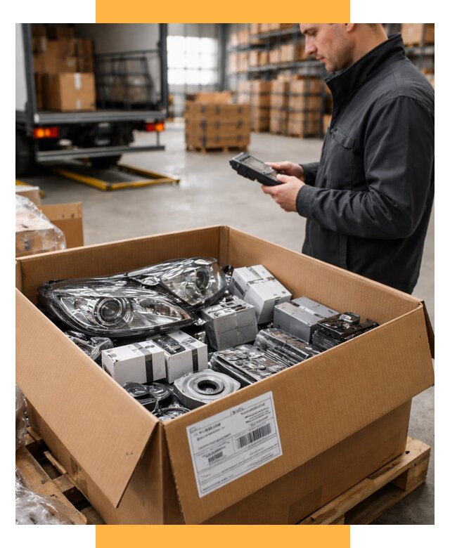 Доставка автозапчастей из Европы под ключ от 12900 р. | СетСервис-Сль