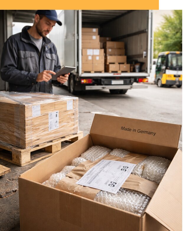 Доставка грузов из Германии от 46440 руб с таможенным оформлением