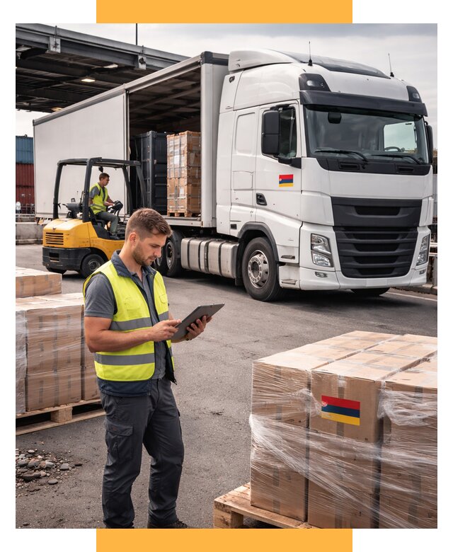 Автоперевозки из Армении от 98040 р. — услуги СетСервис-Сль