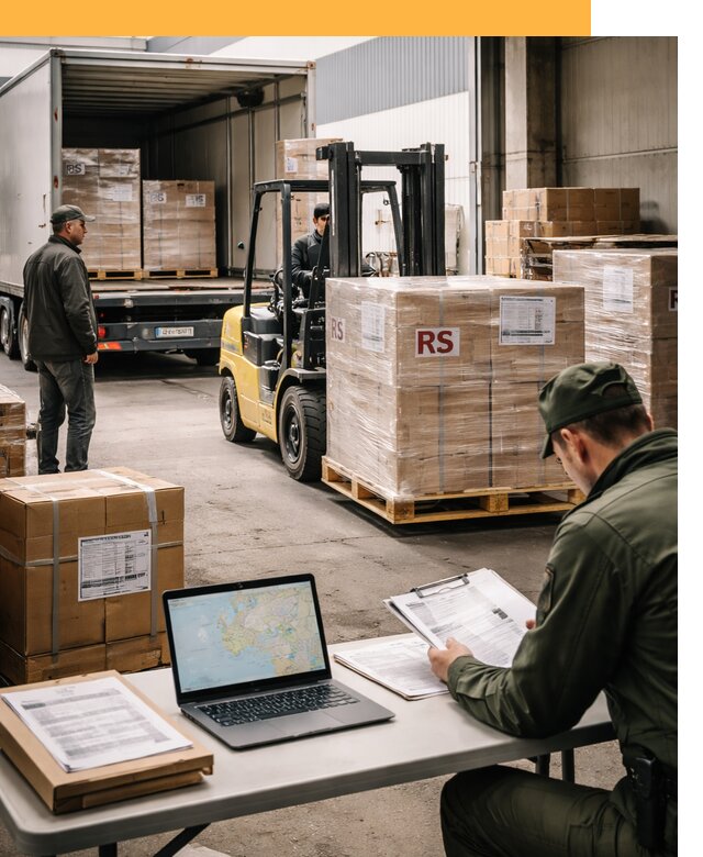 Доставка грузов в Сербию от 46440 руб, международные перевозки