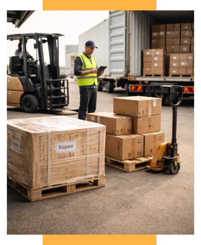 Доставка грузов в Корею из России от 36120 р. | СетСервис-Сль