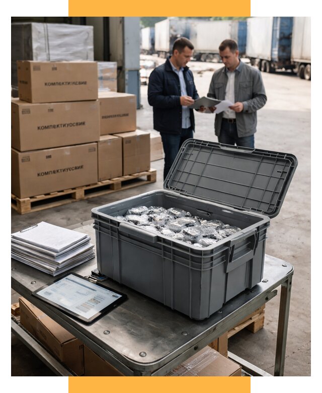 Перевозка комплектующих из Китая от 6708 р. | СетСервис-Сль