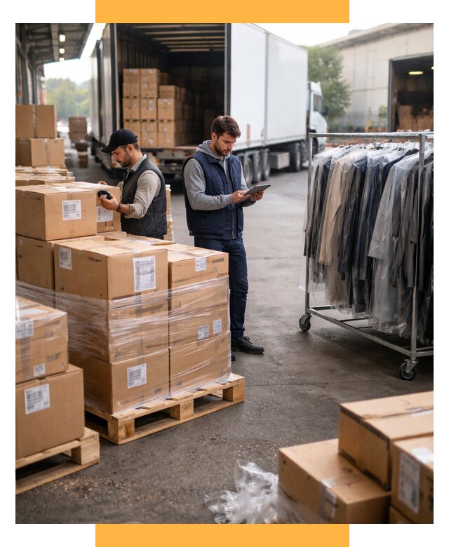 Перевозка и доставка одежды из Китая от 7740 р., СетСервис-Сль