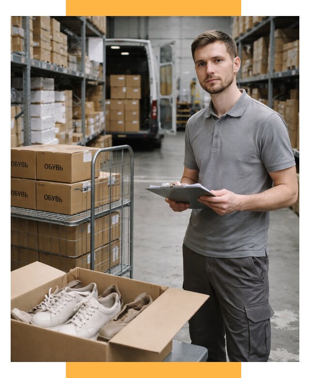 Доставка обуви из Китая и Турции от 4644 р. СетСервис-Сль