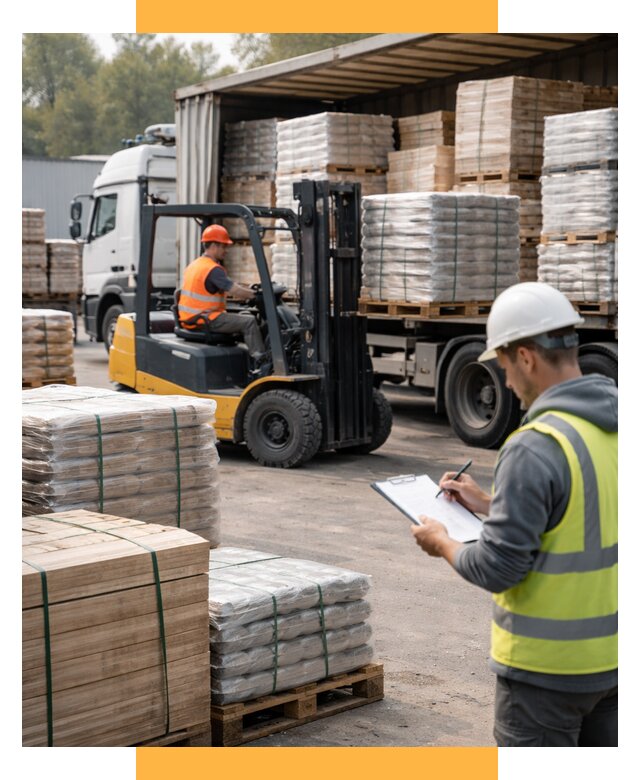 Перевозка строительных материалов от 5676 р. | СетСервис-Сль