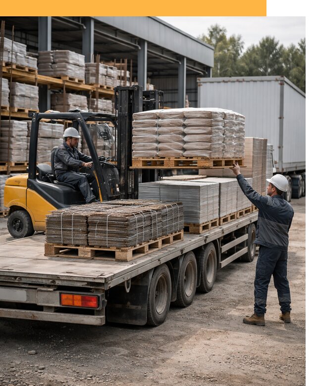 Перевозка строительных материалов по миру от 5676 руб