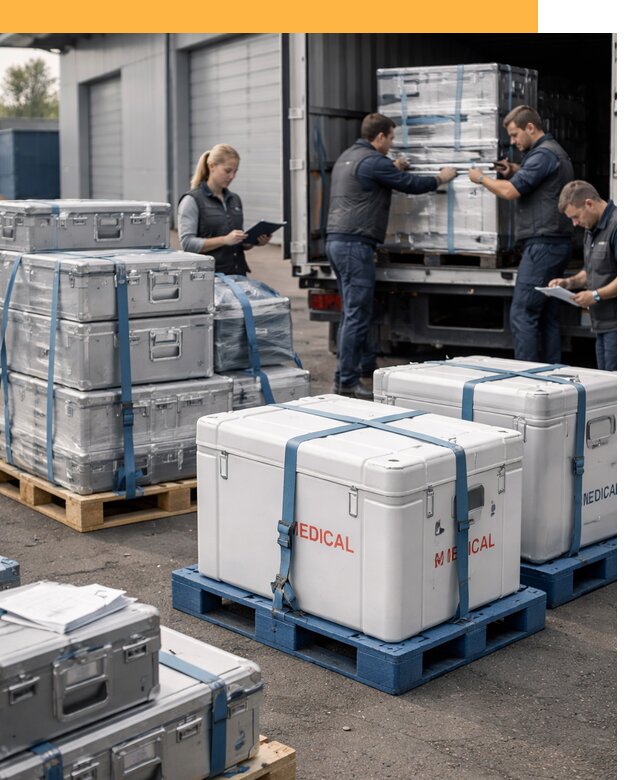 Перевозка медицинского оборудования по всему миру от 15480 руб