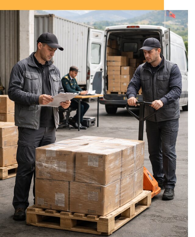 Доставка грузов через Армению, быстрая таможенная очистка от 25800