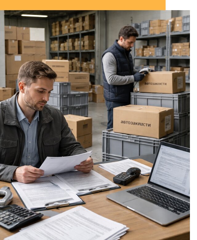 Таможенное оформление автозапчастей по выгодным тарифам от 8772