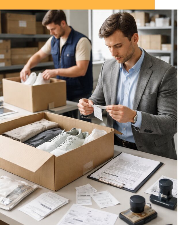 Таможенное оформление одежды и обуви по выгодной цене от 6708 руб