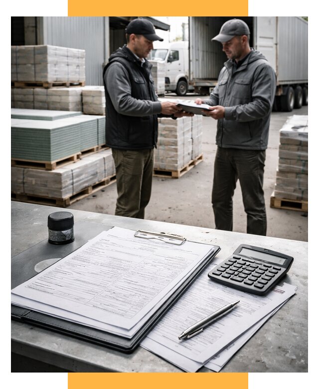 Таможенное оформление стройматериалов от 8772 р. | СетСервис-Сль