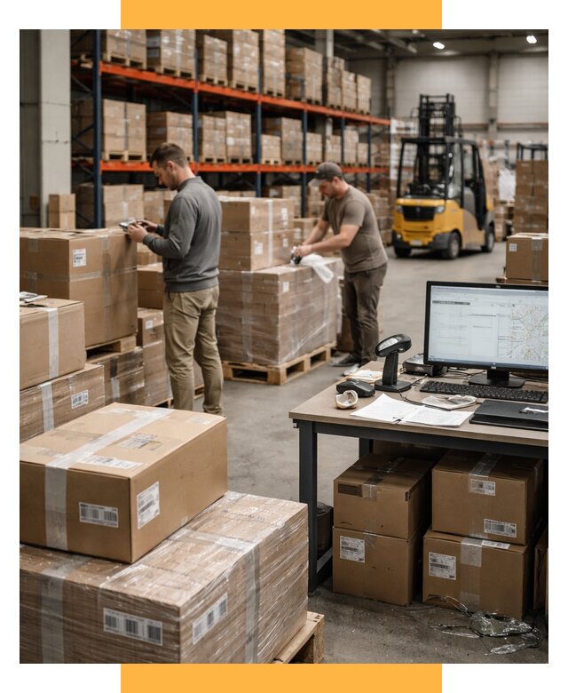 Склад консолидации в Европе от 6708 р., услуги СетСервис-Сль