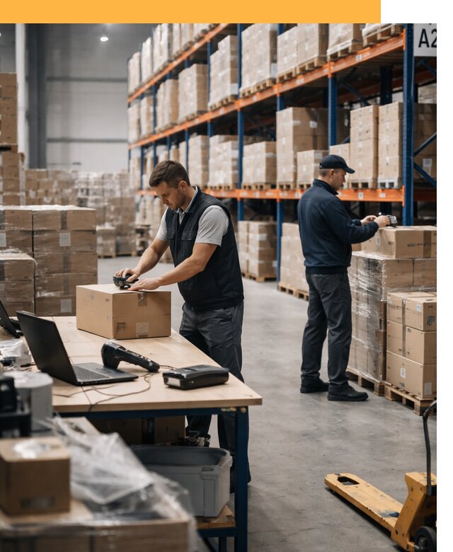 Склад консолидации в Европе: хранение, сортировка от 6708